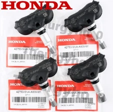 4X GENUINE OEM Tire Pressure Sensor TPMS 42753-SNA-A830 For Honda Civic Odyssey