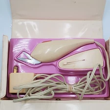 Singer Electric Scissors 2 Speed w Light + Stand in Original Case C88 WORKS VTG