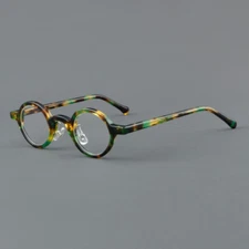 Retro Round Acetate Frame Eyeglasses For Men Women Clear Lens Glasses Frames New