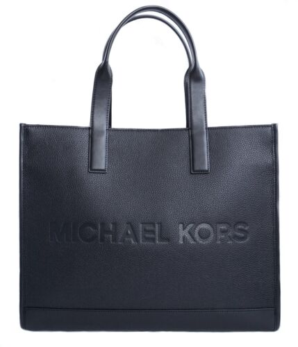Sac Michael Kors sac bandoulière Cooper XL logo structuré cuir mort neuf - Photo 3 sur 15