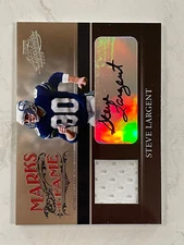 2006 Absolute Memorabilia Marks of Fame Jersey Auto STEVE LARGENT #3/50 Seahawks