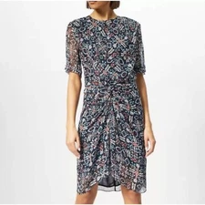 Isabel Marant Etoile Barden Dress Women's Size 34 US 2 Black NWT