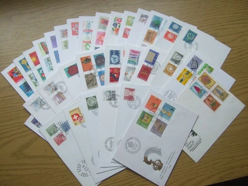 💥COLLECTION of 53 UNADDRESSED SWITZERLAND FDC's Inc PRO JUVENTUTE ISSUES💥