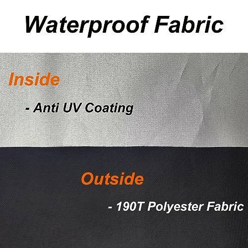 Outdoor Patio Umbrella Parasol Cover - Fits Offset Umbrella 12 -14 Feet DIA - Picture 7 of 8