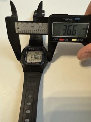 Casio W800H Series Digital Watch 100 Meter Water Resistance WORKS Good Used