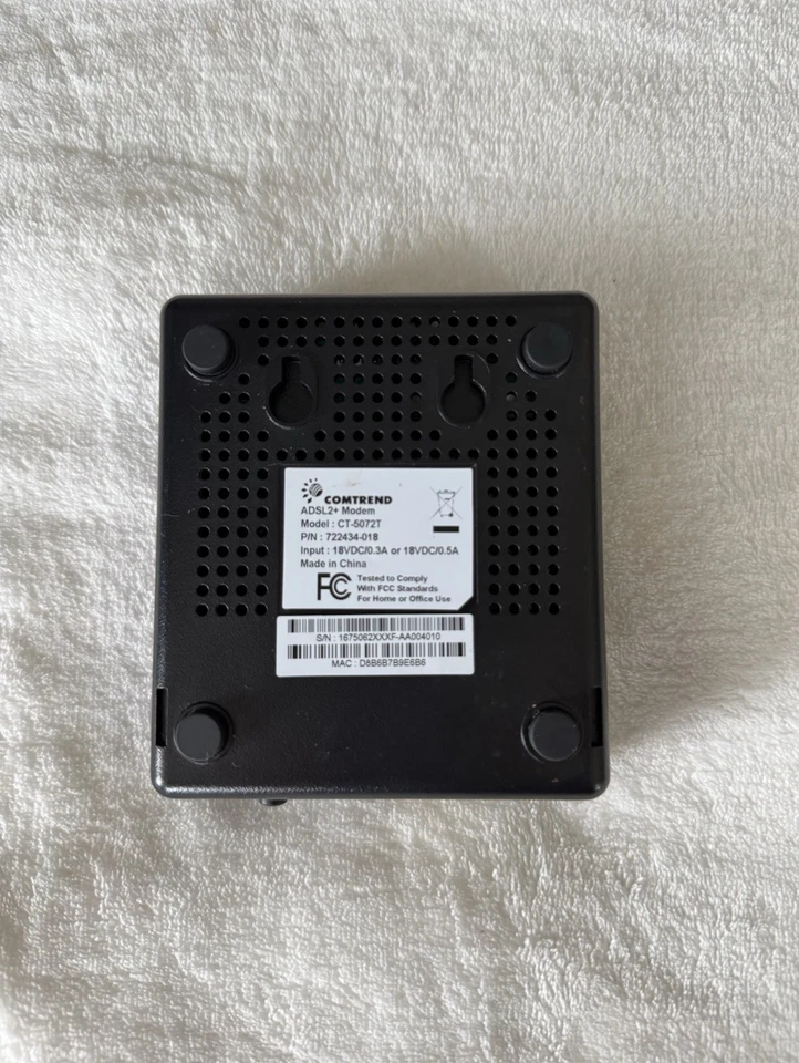 Comtrend CT-5072T ADSL2+Modem - Image 2 of 4