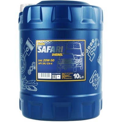 10 LITER MANNOL 20W-50 SAFARI ÖL YOUNGTIMER OLDTIMER MOTORÖL API SN CH-4 20W50