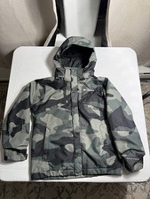 Columbia Jacket Boy s S, 8 Camo Interchange Omni Heat Tech Waterproof Coat Youth