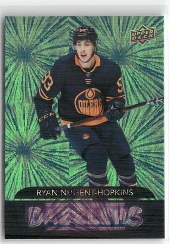 2020-21 Upper Deck #DZ-117 Ryan Nugent-Hopkins Dazzlers Green ☘️0M4 - Foto 1 di 2