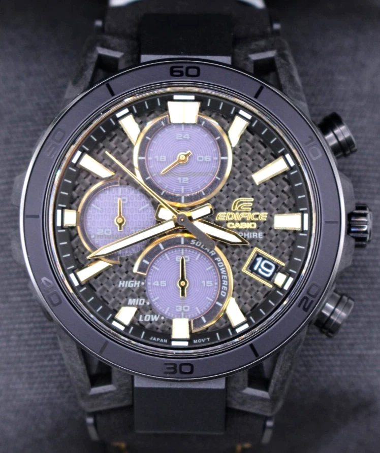 Casio Edifice EFS-S640ZE-1AJR Sospensione 50th Limited ver Black Dial Watch Men - image 2 of 4