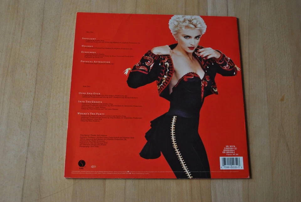 AB Madonna You Can Dance No Poster! Sire Records WX 76 925 535-1 LP Vinyl - Bild 2 von 2