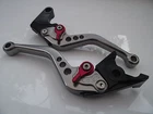 Moto Guzzi 1200 SPORT (07-13), CNC levers short titanium/red adjusters, F16/DC80