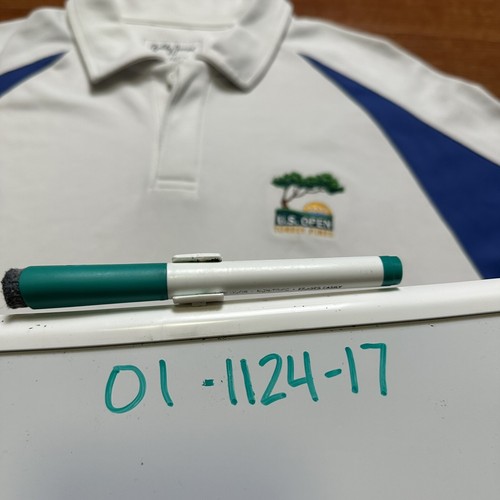Bobby Jones Polo Shirt Mens L White US Open Torrey Pines 2008 Players Golf VTG - Picture 13 of 13
