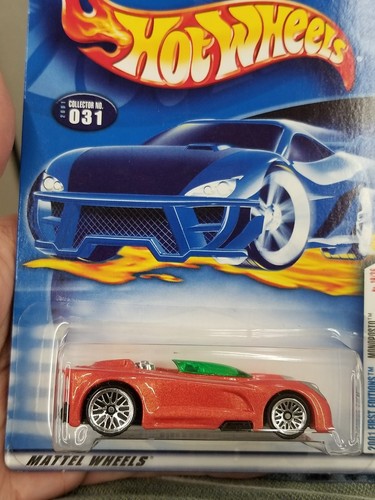 2001 Hot Wheels #31 Orange Monoposto with Lace Wheels - Picture 3 of 4