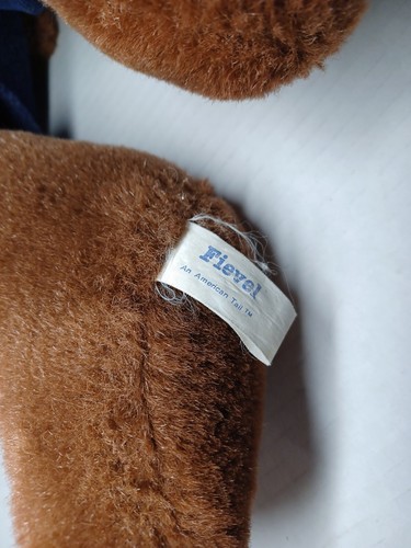SEARS 22 Zoll Vintage 1986 Fivel Fievel Mousekewitz eine amerikanische Schwanzmaus Plüschtier - Bild 10 von 11