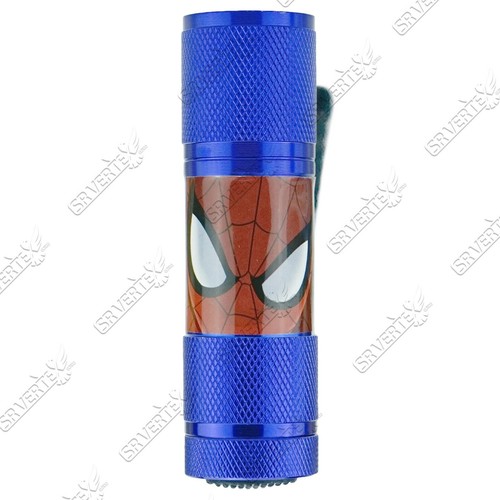 Kids Licensed Disney Cartoons Aluminium 9 LED Torch Light Boys Xmas Gift 8.7cm - Picture 236 of 302