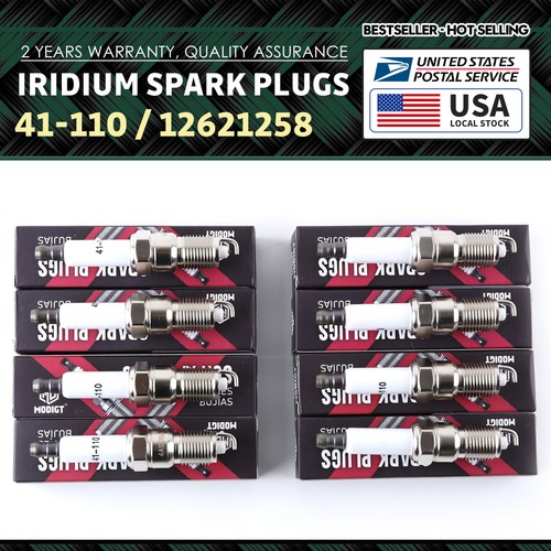 4X Iridium Spark Plugs Genuine 12621258 For Chevy GMC 4.8L 5.3L 6.0L 1998-2018 E - Foto 3