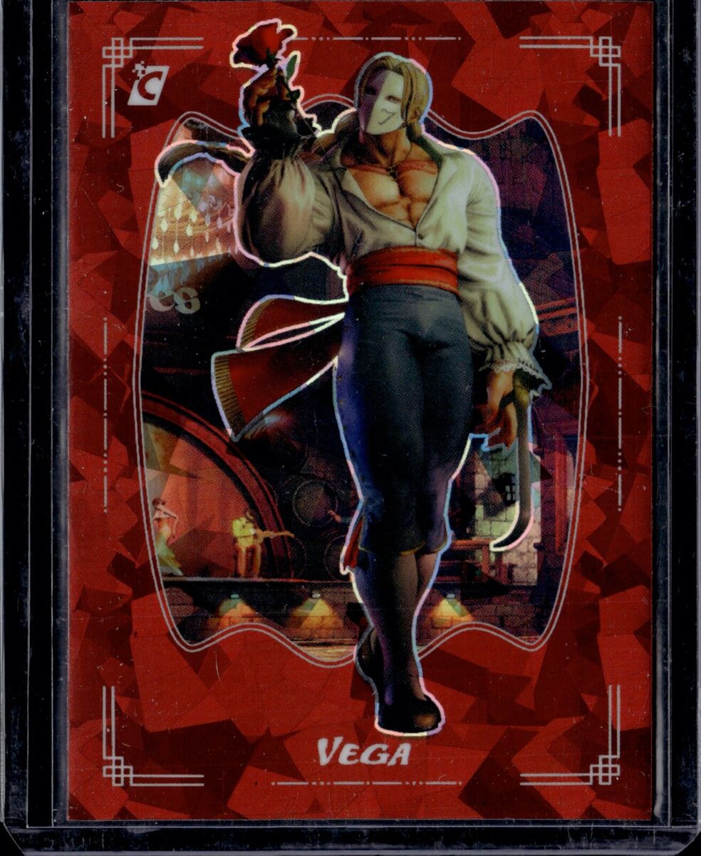 2023 Cardsmiths Street fighter Card Vega 17/25 Ruby Red Gemstone Refractor