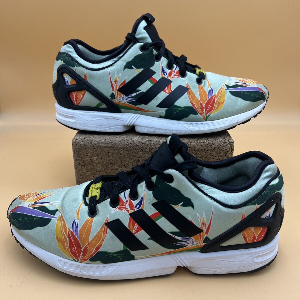 Adidas ZX Flux NPS B34468 Green Floral Running Shoes Men's Adidas ZX Flux NPS B34468 Green Floral Running Shoes Men's
