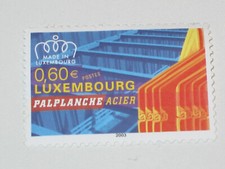 1 stamp stamp Luxembourg 2003 Luxembourg Postes Relplanche Acier 1 x €0.60