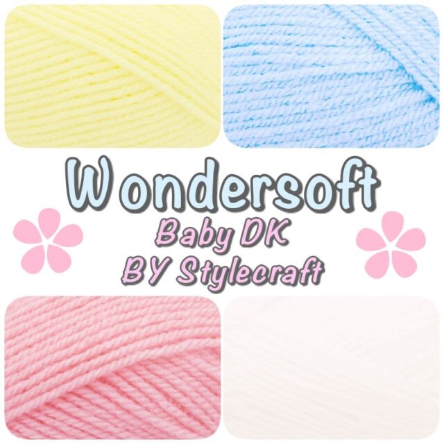 Stylecraft Wondersoft Baby Knitting Yarn 2 Ply 1001 White per 100 Gram Ba... for sale eBay