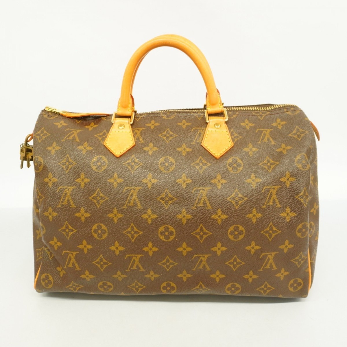 Louis Vuitton Handbag Monogram Speedy 35 M41107 Brown Ladies