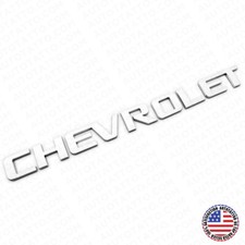 Chevy Chevrolet Truck Lifgate Letter Badge Logo Emblem Chrome Large Size
