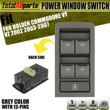 Power Master Main Window Switch for Holden Commodore VY VZ 2002-2007 Grey Color