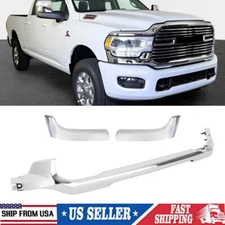 For 2019-2024 RAM 2500 3500 Front Lower Grille Trim Headlight Molding Chrome New