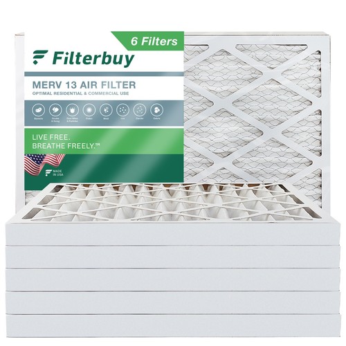 Filterbuy 16x24x2 Pleated Air Filters, Replacement for HVAC AC Furnace (MERV 13) - Picture 14 of 15