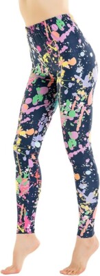Women's Leggings Stretchy Buttery Smooth One Size (0-12) Multicolor Printed