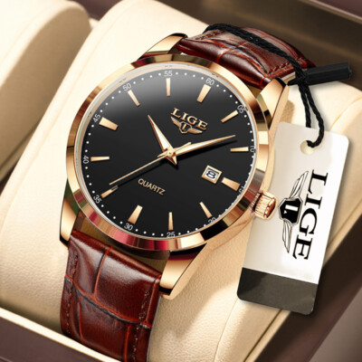 Fashion Men's Business Watch Quartz Date Luminous Waterproof Classic Wristwatch