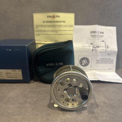 Steel Fin Spectra 4/5 Fly Reel Silver Rare There is a shortage