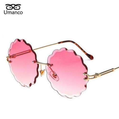 Fred Lunettes Sunglasses Sunmarine Women Rimless Pink Rose  display picture 2