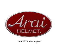 Arai Helmet Patch Embroidered Sew/Iron On Badge Batch Jacket Jeans Shirt N-258