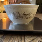 Pyrex - Vintage Forest Fancies Mushroom Woodland 402 1.5-QT Mixing bowl EUC