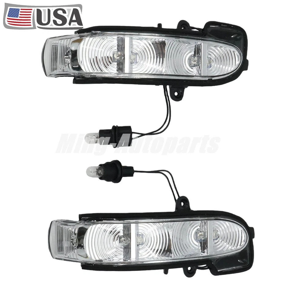 2X Luz de señal de giro del espejo lateral L+R para Mercedes Benz Clase E W211 S211 2002-06 Foto 4 de 4