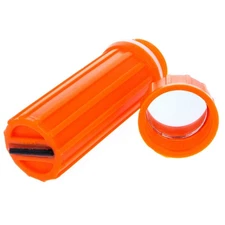 Water Resistant Match Stick Storage Container And Fire Starter Mirror
