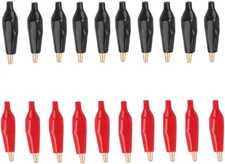 Alligator Clips, Insulated Electrical Test Kit Pure Copper Alligator Clip Crocod
