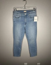 Mother The Looker Crop Swimming Pool Sunday Jeans Womens Size 27 (Brand New)