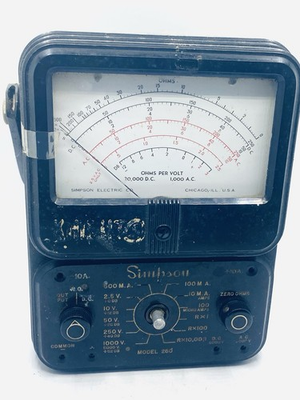 #ad #ad Vintage SIMPSON 260 Series Volt Ohm Milliammeters. Series 6P 1000V X3 $109.99