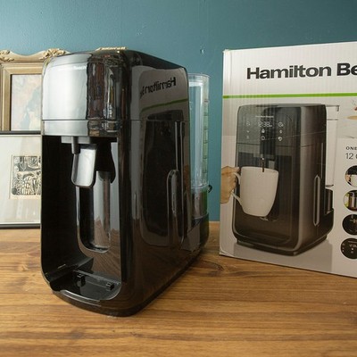 Hamilton Beach Coffee Maker 12 Cup One Press Dispensing Model 47600