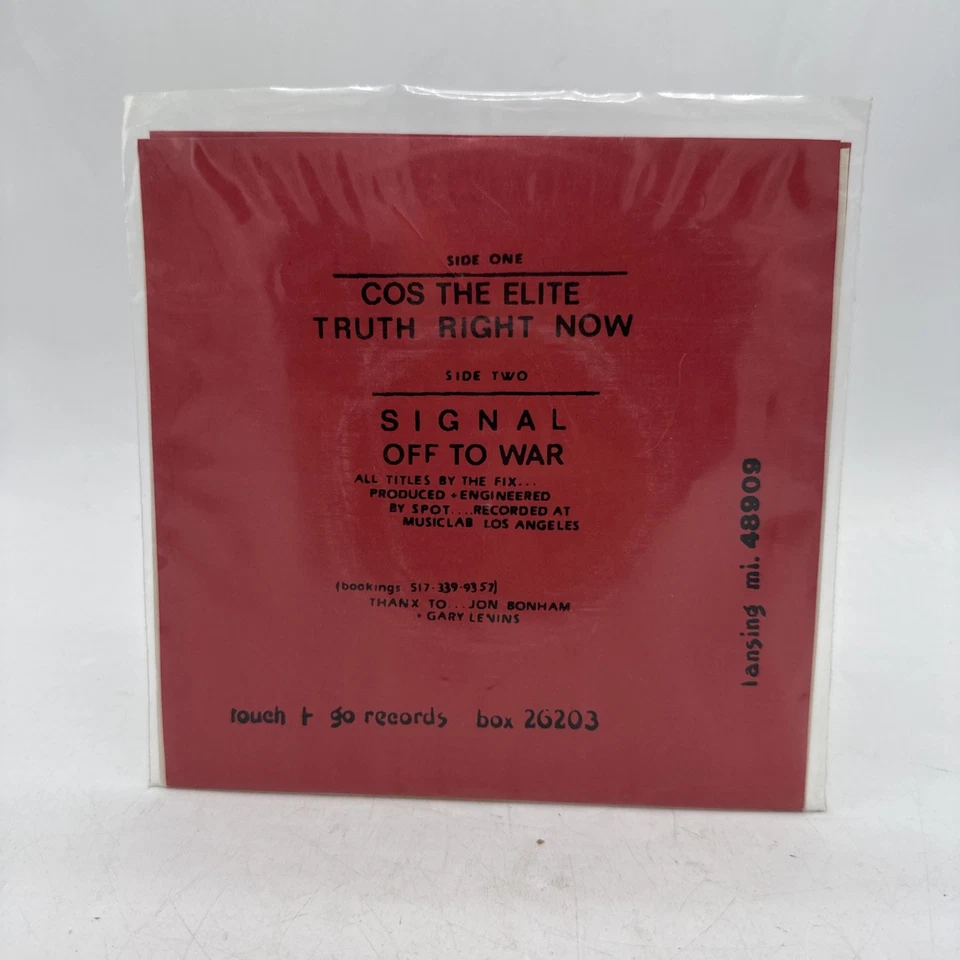 The Fix Jan's Rooms NM 7" Vinyl EP 45 KBD USA 1981 Punk Hardcore Vintage - Image 2 of 4