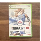 EA Sports NBA Live 10 Xbox 360 Basketball Game with case, manual, and disc