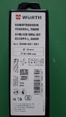 Hammerbohrer Plus Quadro-L VarioBO-HAM-PLUS-Q-LV-D10,0-L215-AL150MM