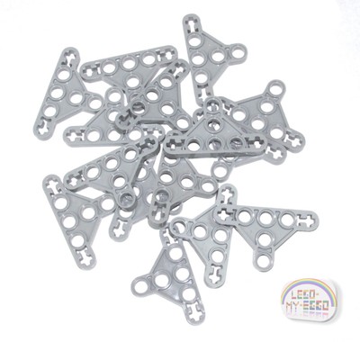 LEGO Technic - 15 x Triangle Liftarm, 3x5L - Thin - LBG - New - (99773, EV3)