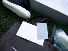 Rick Owens DRKSHDW Ramones Sneakers Black/White High Top Women’s Size 8 With Box