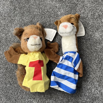 Merrythought Tufty Club - Tufty Fluffytail & Willy Weasel Puppen kostenloser Versand