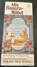 1979 Alte Bauern-Möbel (Old Farmhouse Furniture) Advertising Poster Austria