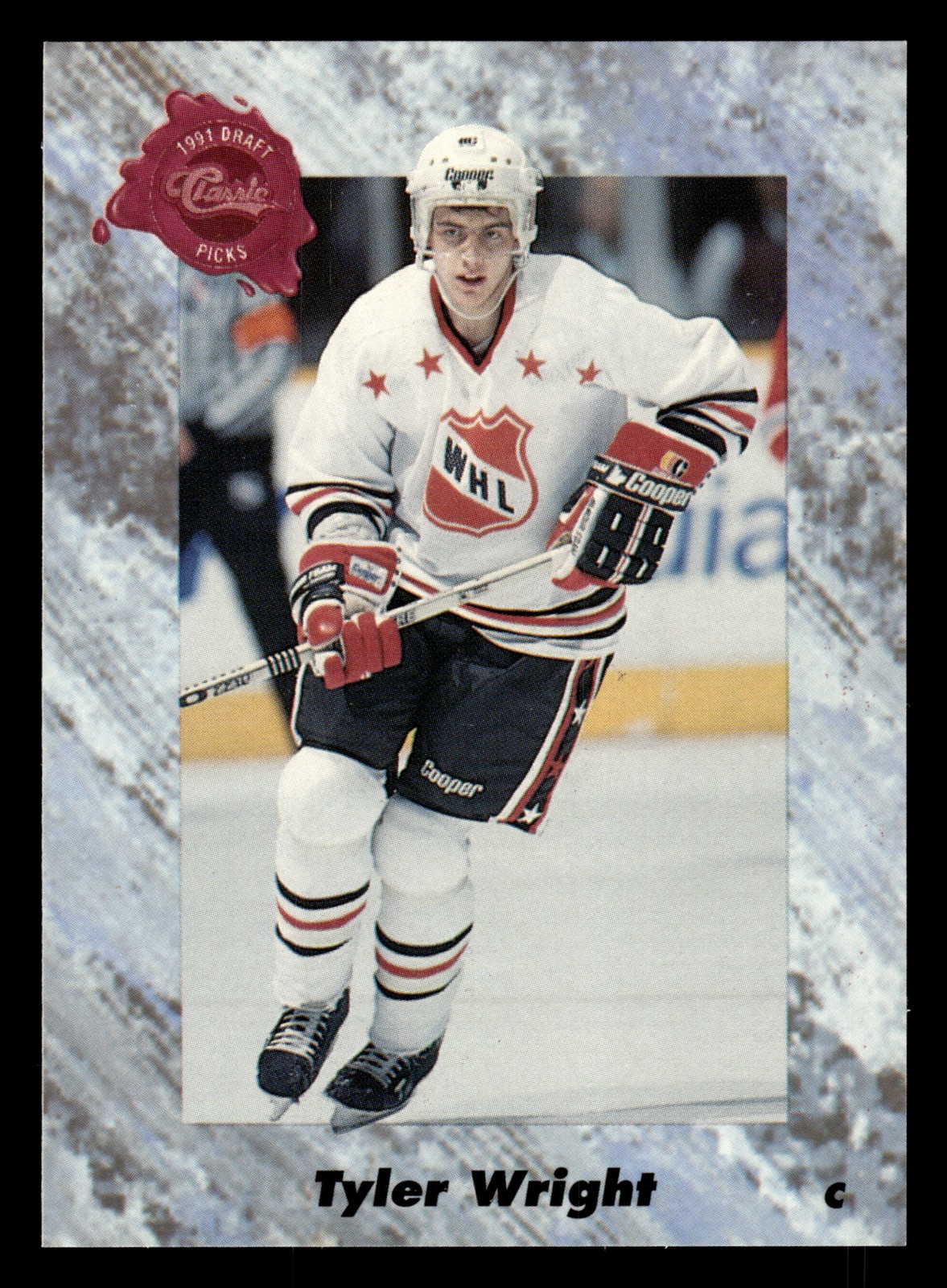 Tyler Wright 1991 Classic Four Sport #10 Edmonton Oilers